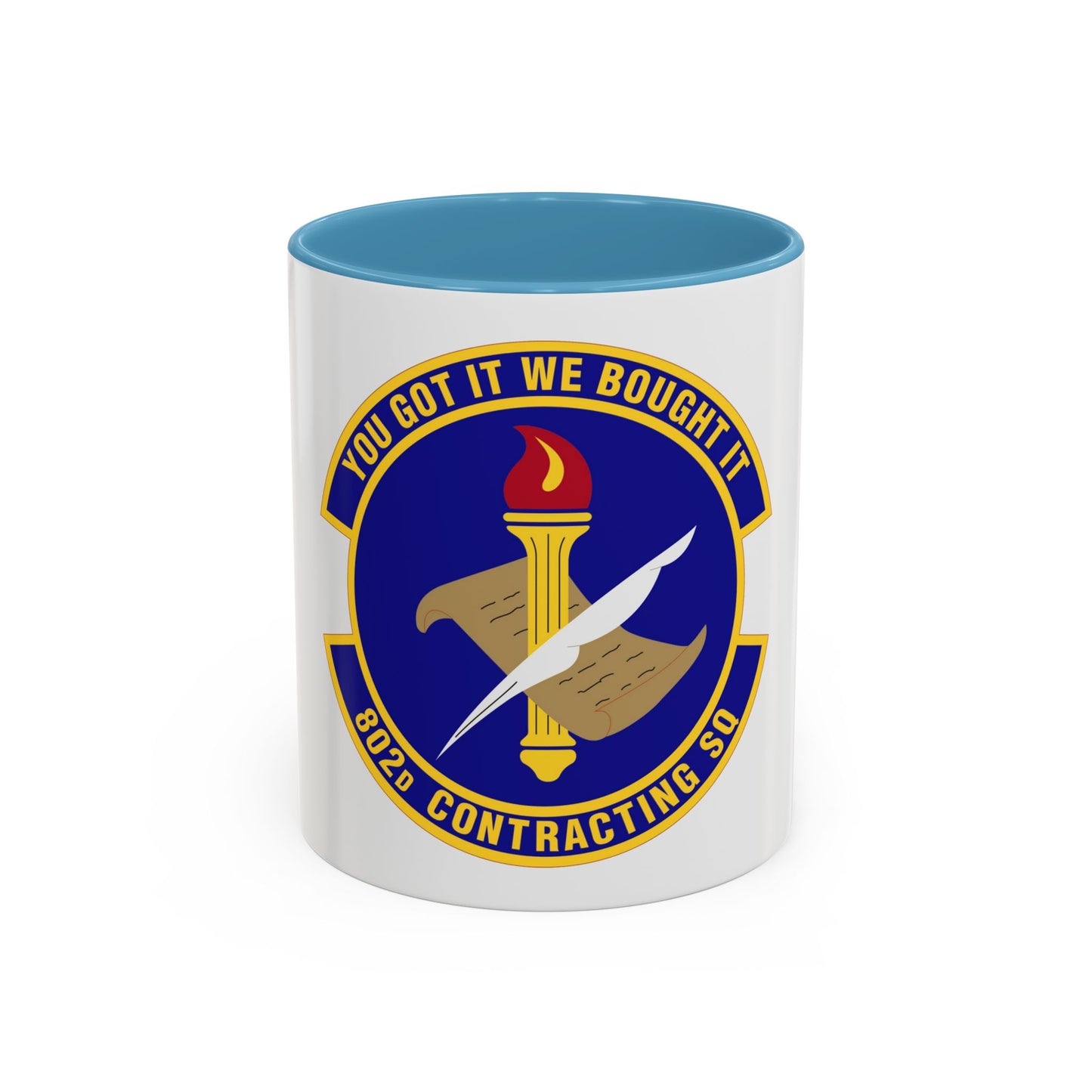 802d Contracting Squadron (U.S. Air Force) Accent Coffee Mug