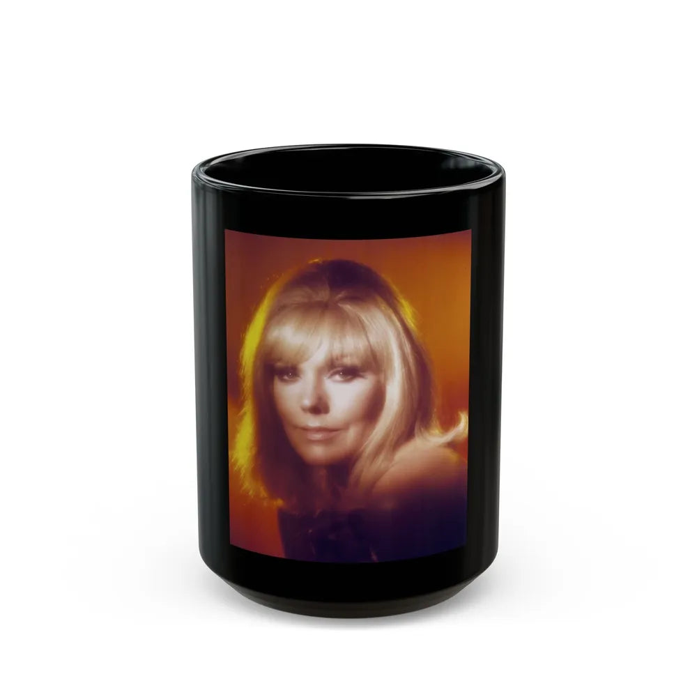 Kim Novak #329 (Vintage Female Icon) Black Coffee Mug-15oz-Go Mug Yourself