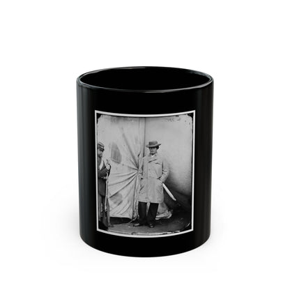 Washington Navy Yard, D.C. Lewis Payne, The Conspirator Who Attacked Secretary Seward, Standing In Overcoat And Hat (U.S. Civil War) Black Coffee Mug