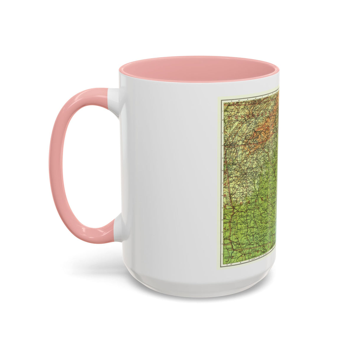 USA - Southeastern (1926) (Map) Accent Coffee Mug