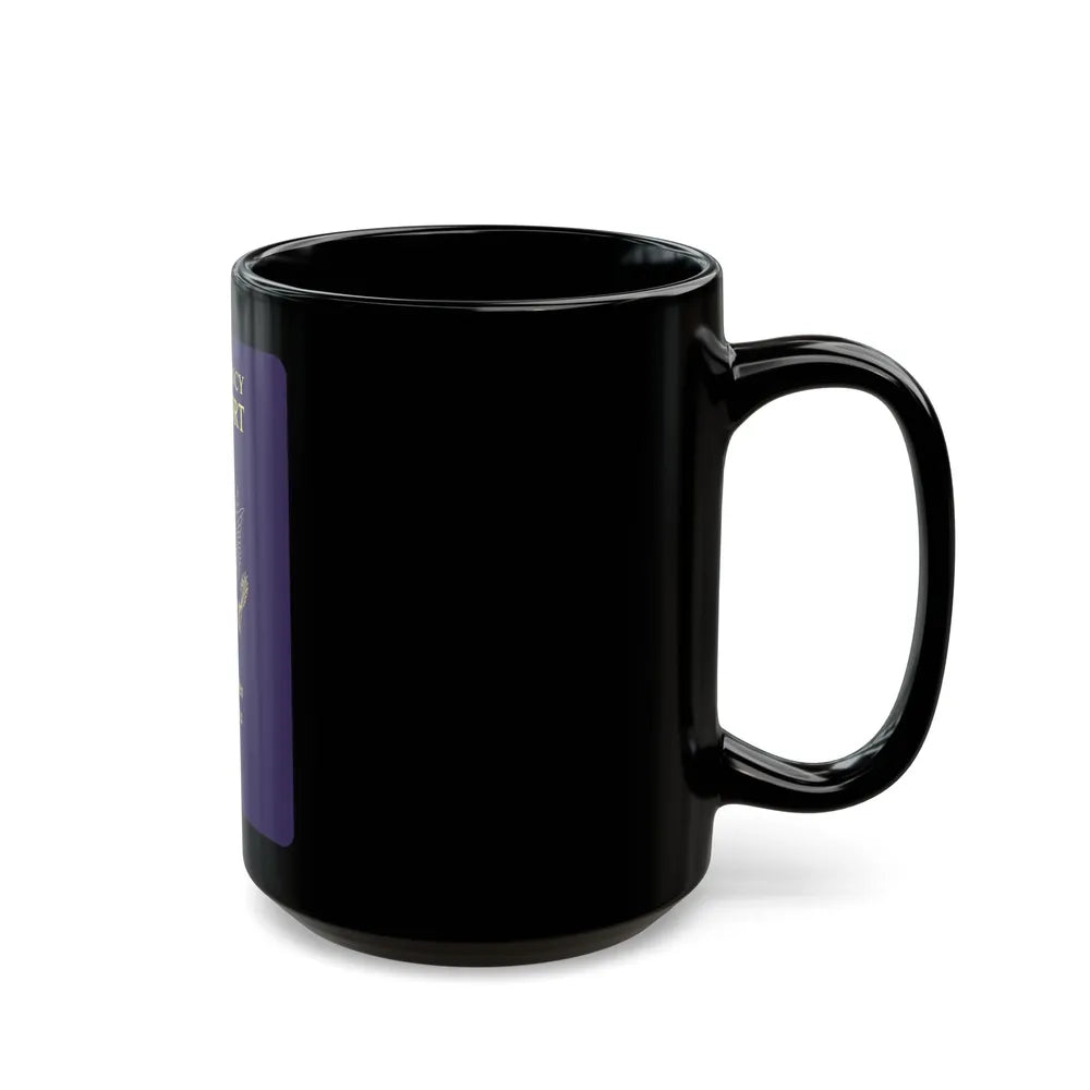 United States Emergency Passport - Black Coffee Mug-Go Mug Yourself