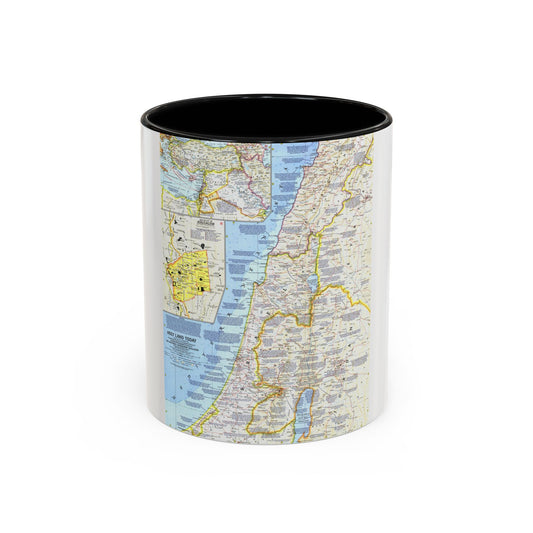 Tasse à café décorative Moyen-Orient - Terre Sainte aujourd'hui (1963) (carte)