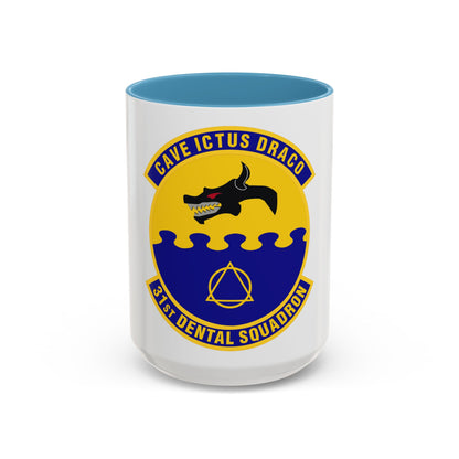 31st Dental Squadron (U.S. Air Force) Accent Coffee Mug