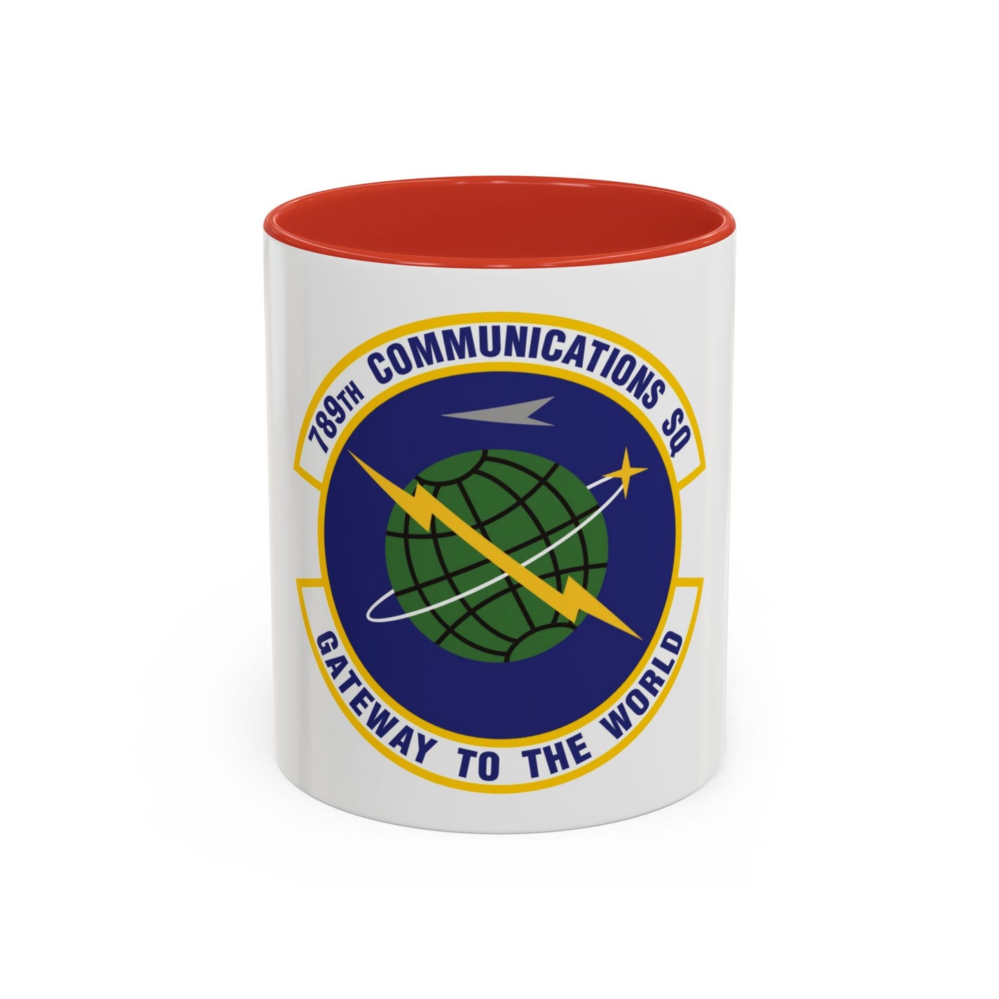 789th Communications Squadron (U.S. Air Force) Accent Coffee Mug