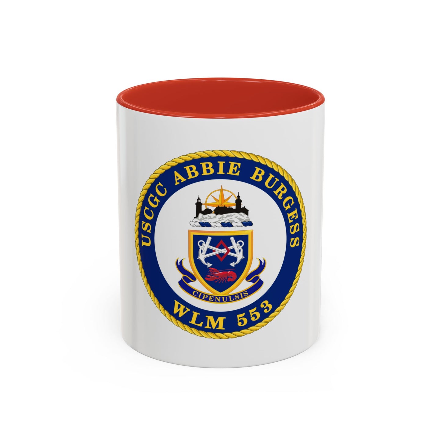 USCGC Abbie Burgess WLM 553 (U.S. Coast Guard) Accent Coffee Mug