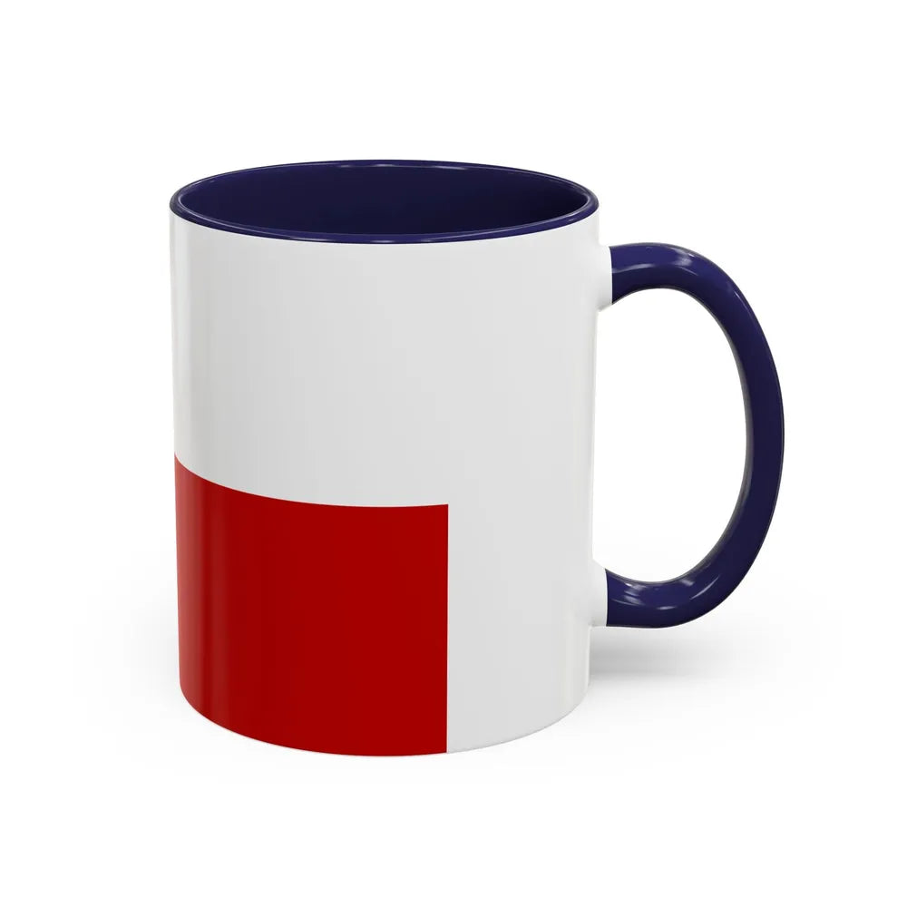 Flag of Gaeta Italy - Accent Coffee Mug-Go Mug Yourself