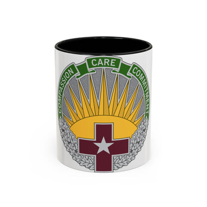 Tasse à café décorative du commandement régional de la santé centrale (armée américaine)