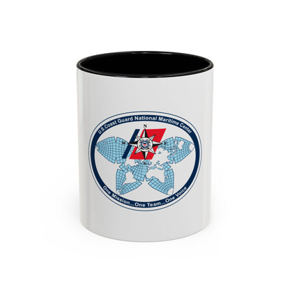 USCG National Matitime Center (U.S. Coast Guard) Accent Coffee Mug