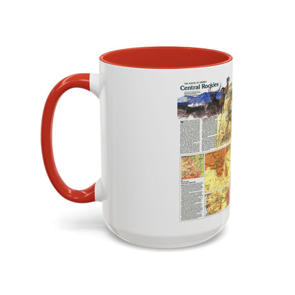 USA - Central Rockies 2 (1984) (Map) Accent Coffee Mug