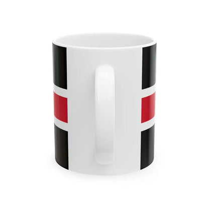 Flag of Durham UK - White Coffee Mug-Go Mug Yourself