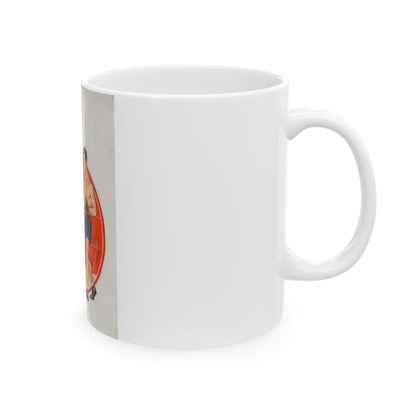 Boxing illustrations (1) - White Coffee Mug-Go Mug Yourself