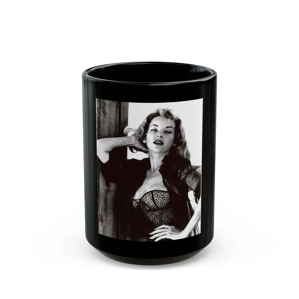 Eve Meyer #60 (Vintage Female Icon) Black Coffee Mug-15oz-Go Mug Yourself