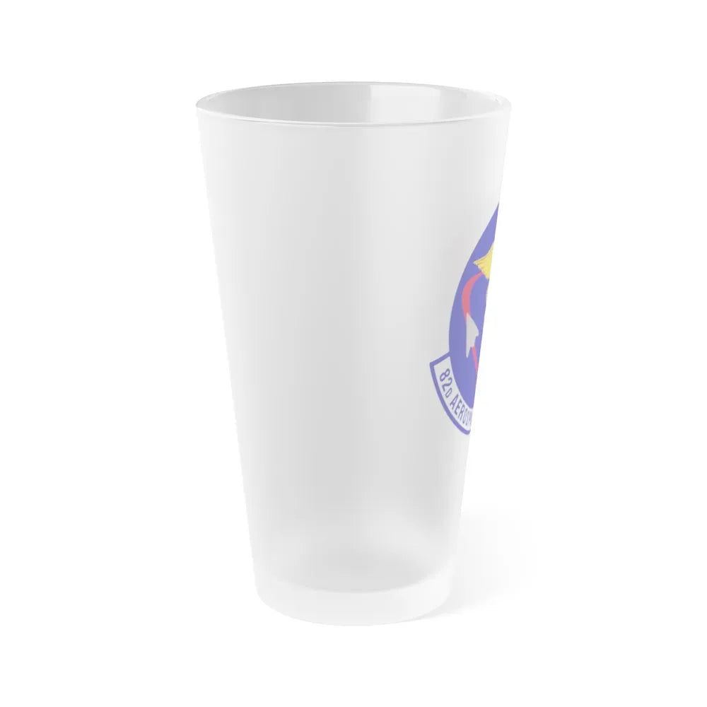 82d Aerospace Medicine Squadron (U.S. Air Force) Frosted Pint Glass 16oz-Go Mug Yourself