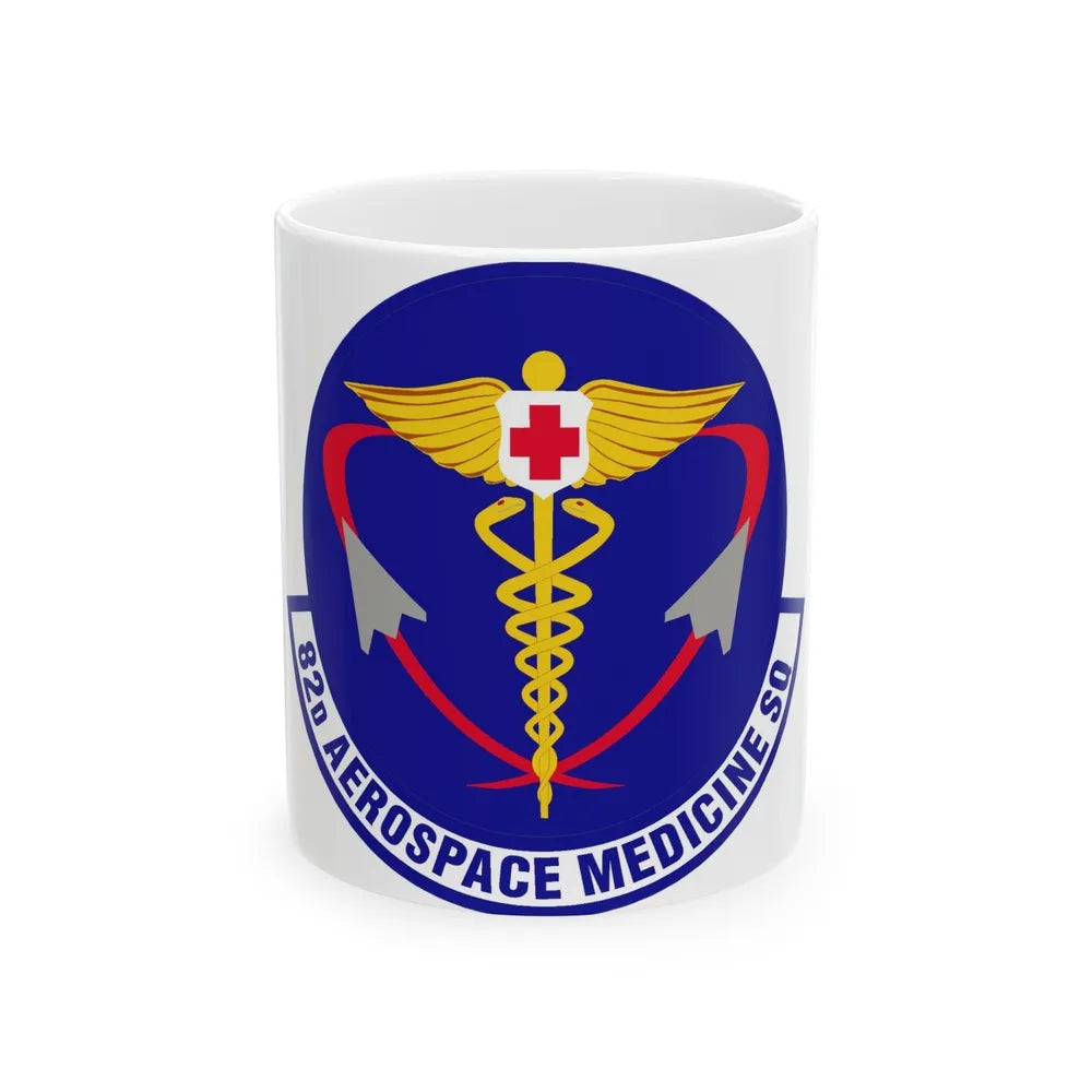 82d Aerospace Medicine Squadron (U.S. Air Force) White Coffee Mug-11oz-Go Mug Yourself