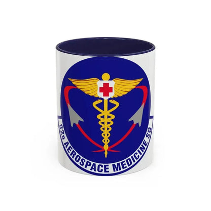 82d Aerospace Medicine Squadron (U.S. Air Force) Accent Coffee Mug 11oz Navy - Go Mug Yourself