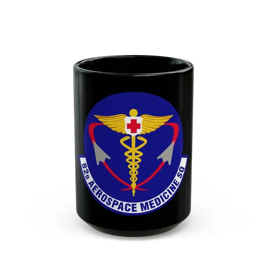 82d Aerospace Medicine Squadron (U.S. Air Force) Black Coffee Mug 15oz - Go Mug Yourself