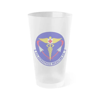 82d Aerospace Medicine Squadron (U.S. Air Force) Frosted Pint Glass 16oz 16oz Frosted - Go Mug Yourself