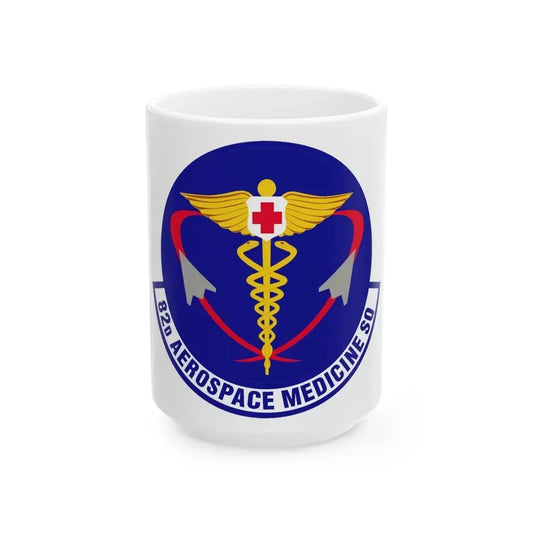 82d Aerospace Medicine Squadron (U.S. Air Force) White Coffee Mug 15oz - Go Mug Yourself