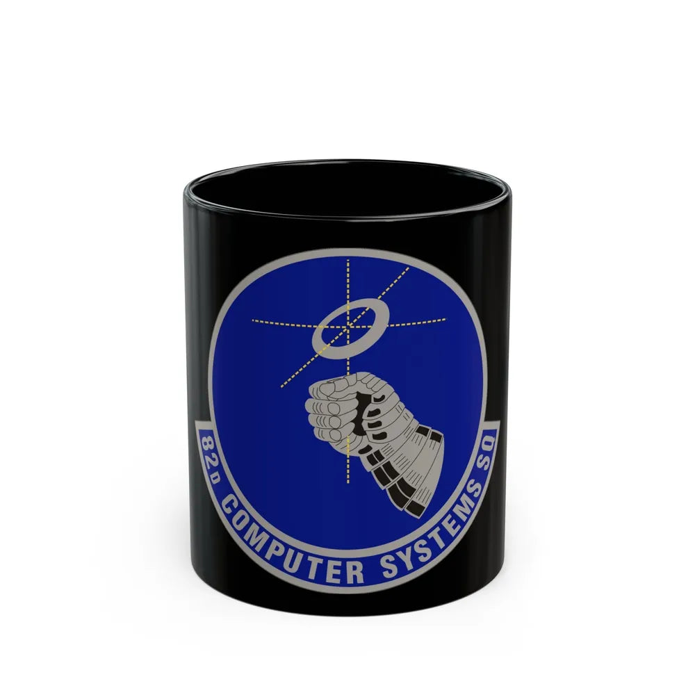 82d Computer Systems Squadron (U.S. Air Force) Black Coffee Mug-11oz-Go Mug Yourself