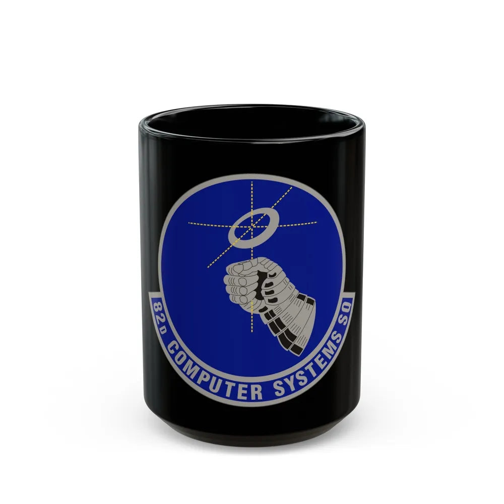 82d Computer Systems Squadron (U.S. Air Force) Black Coffee Mug-15oz-Go Mug Yourself