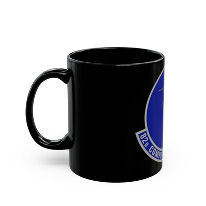 82d Computer Systems Squadron (U.S. Air Force) Black Coffee Mug-Go Mug Yourself