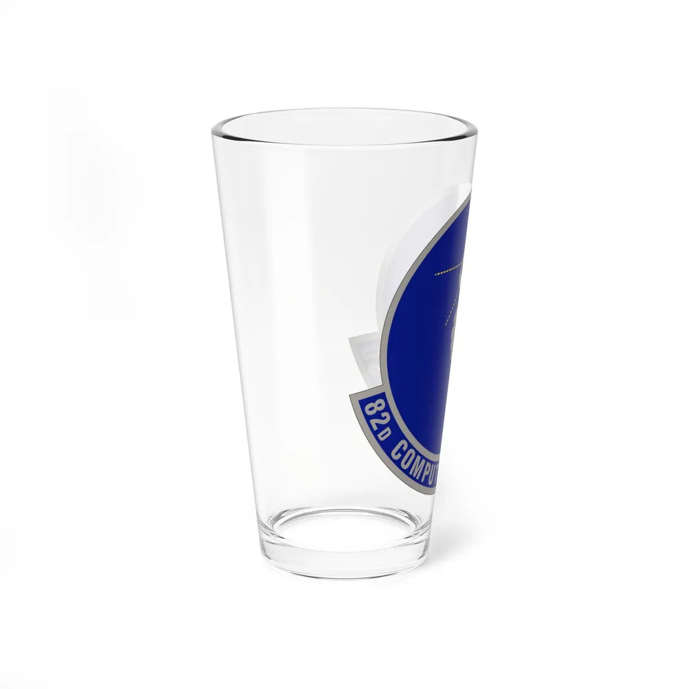 82d Computer Systems Squadron (U.S. Air Force) Pint Glass 16oz-Go Mug Yourself