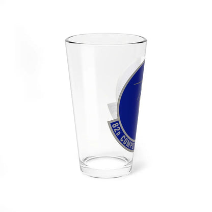 82d Computer Systems Squadron (U.S. Air Force) Pint Glass 16oz-Go Mug Yourself