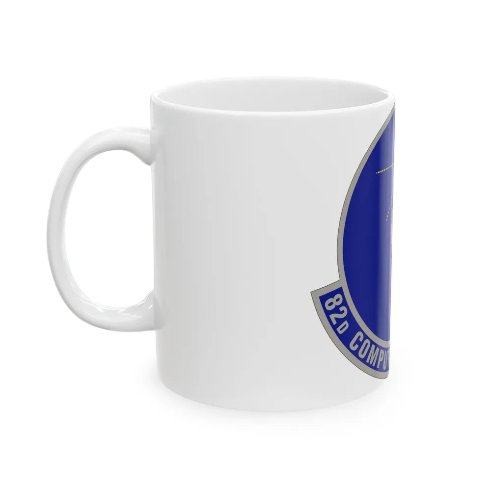 82d Computer Systems Squadron (U.S. Air Force) White Coffee Mug-Go Mug Yourself