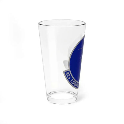 82d Computer Systems Squadron (U.S. Air Force) Pint Glass 16oz - Go Mug Yourself