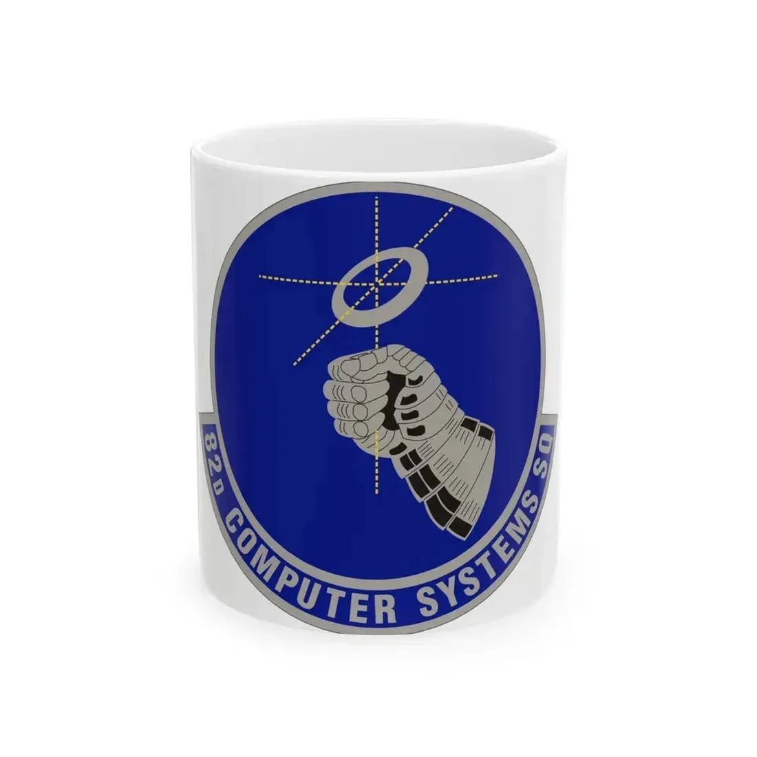 82d Computer Systems Squadron (U.S. Air Force) White Coffee Mug 11oz - Go Mug Yourself