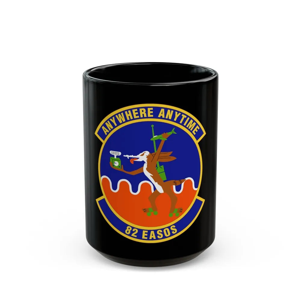 82d Expeditionary Air Support Operations Squadron (U.S. Air Force) Black Coffee Mug-15oz-Go Mug Yourself