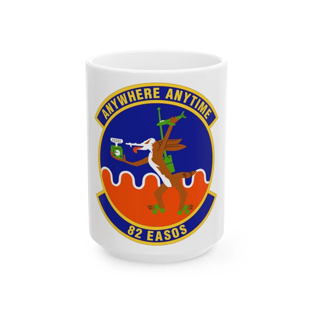 82d Expeditionary Air Support Operations Squadron (U.S. Air Force) White Coffee Mug-15oz-Go Mug Yourself