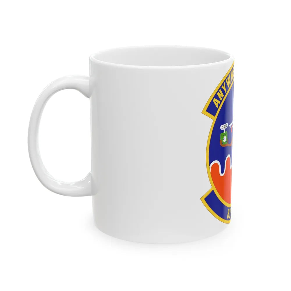 82d Expeditionary Air Support Operations Squadron (U.S. Air Force) White Coffee Mug-Go Mug Yourself