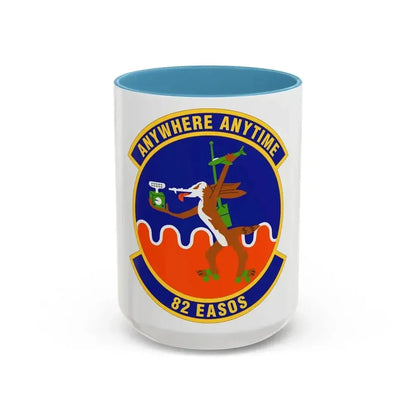82d Expeditionary Air Support Operations Squadron (U.S. Air Force) Accent Coffee Mug 15oz Light Blue - Go Mug Yourself