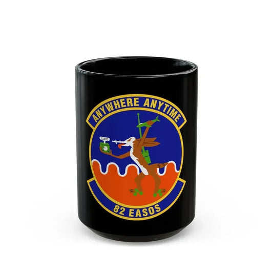82d Expeditionary Air Support Operations Squadron (U.S. Air Force) Black Coffee Mug 15oz - Go Mug Yourself