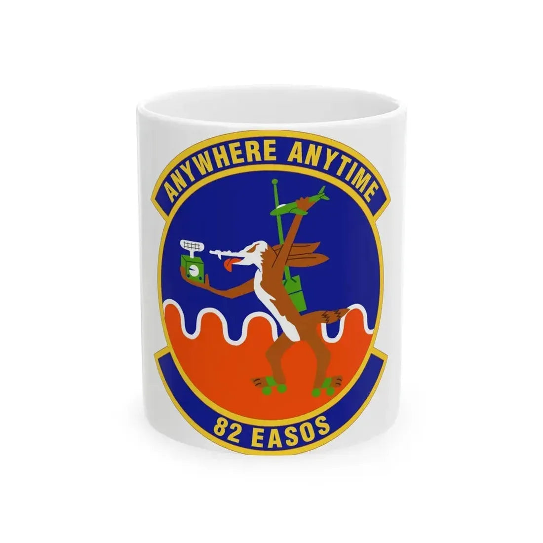 82d Expeditionary Air Support Operations Squadron (U.S. Air Force) White Coffee Mug - Go Mug Yourself