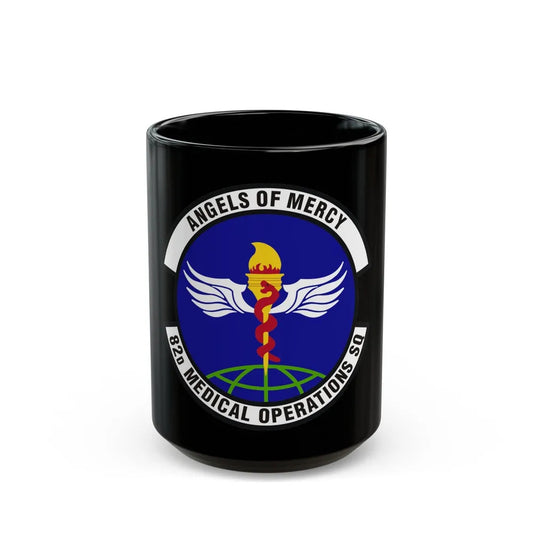 82d Medical Operations Squadron (U.S. Air Force) Black Coffee Mug-15oz-Go Mug Yourself