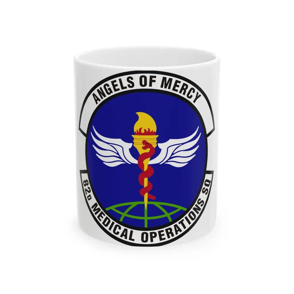 82d Medical Operations Squadron (U.S. Air Force) White Coffee Mug-11oz-Go Mug Yourself