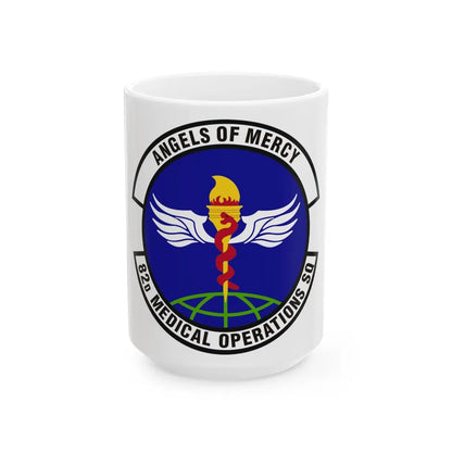 82d Medical Operations Squadron (U.S. Air Force) White Coffee Mug-15oz-Go Mug Yourself