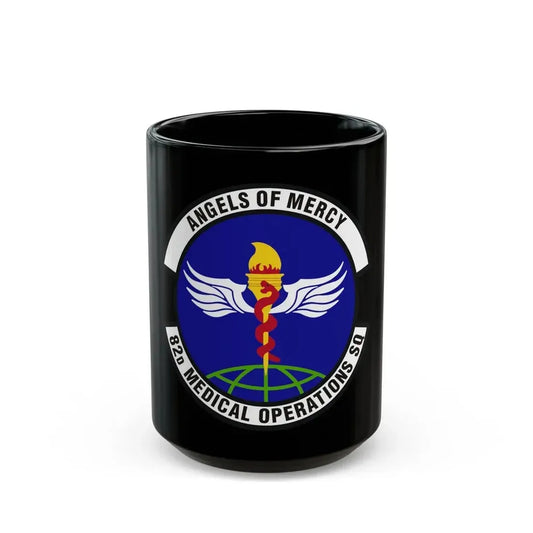 82d Medical Operations Squadron (U.S. Air Force) Black Coffee Mug 15oz - Go Mug Yourself