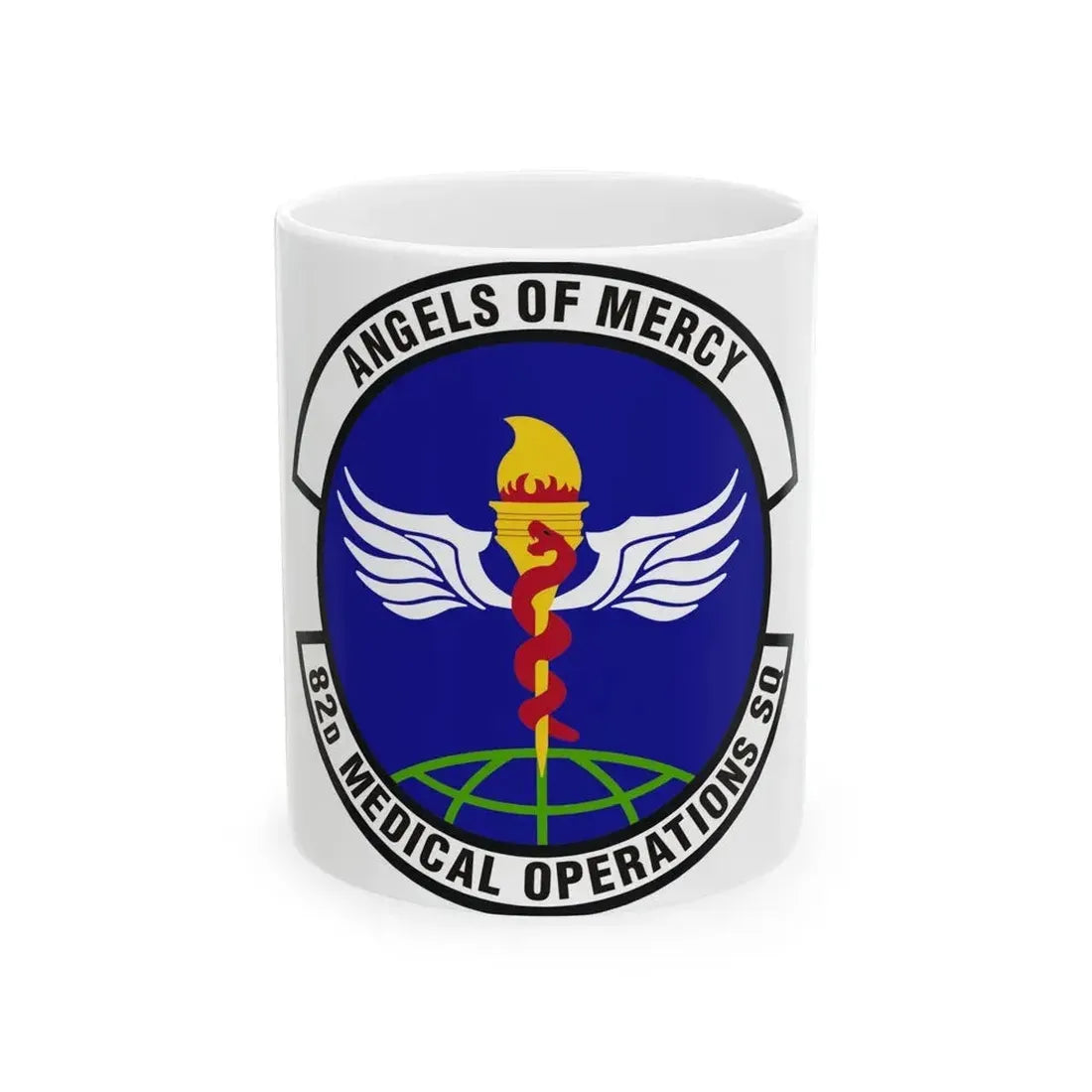 82d Medical Operations Squadron (U.S. Air Force) White Coffee Mug 11oz - Go Mug Yourself