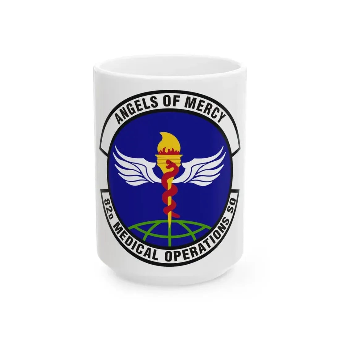 82d Medical Operations Squadron (U.S. Air Force) White Coffee Mug 15oz - Go Mug Yourself
