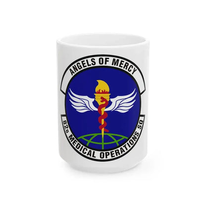82d Medical Operations Squadron (U.S. Air Force) White Coffee Mug 15oz - Go Mug Yourself
