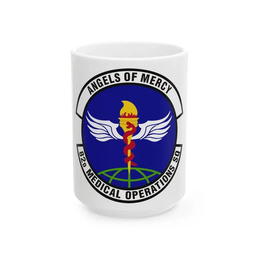 82d Medical Operations Squadron (U.S. Air Force) White Coffee Mug 15oz - Go Mug Yourself