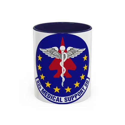 82d Medical Support Squadron (U.S. Air Force) Accent Coffee Mug 11oz Navy - Go Mug Yourself