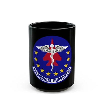 82d Medical Support Squadron (U.S. Air Force) Black Coffee Mug 15oz - Go Mug Yourself