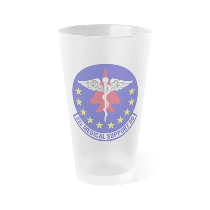 82d Medical Support Squadron (U.S. Air Force) Frosted Pint Glass 16oz 16oz Frosted - Go Mug Yourself