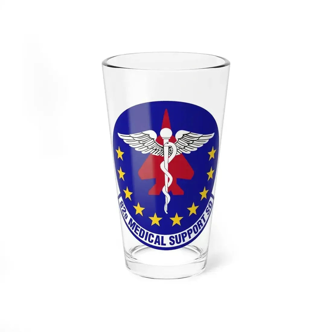 82d Medical Support Squadron (U.S. Air Force) Pint Glass 16oz 16oz - Go Mug Yourself