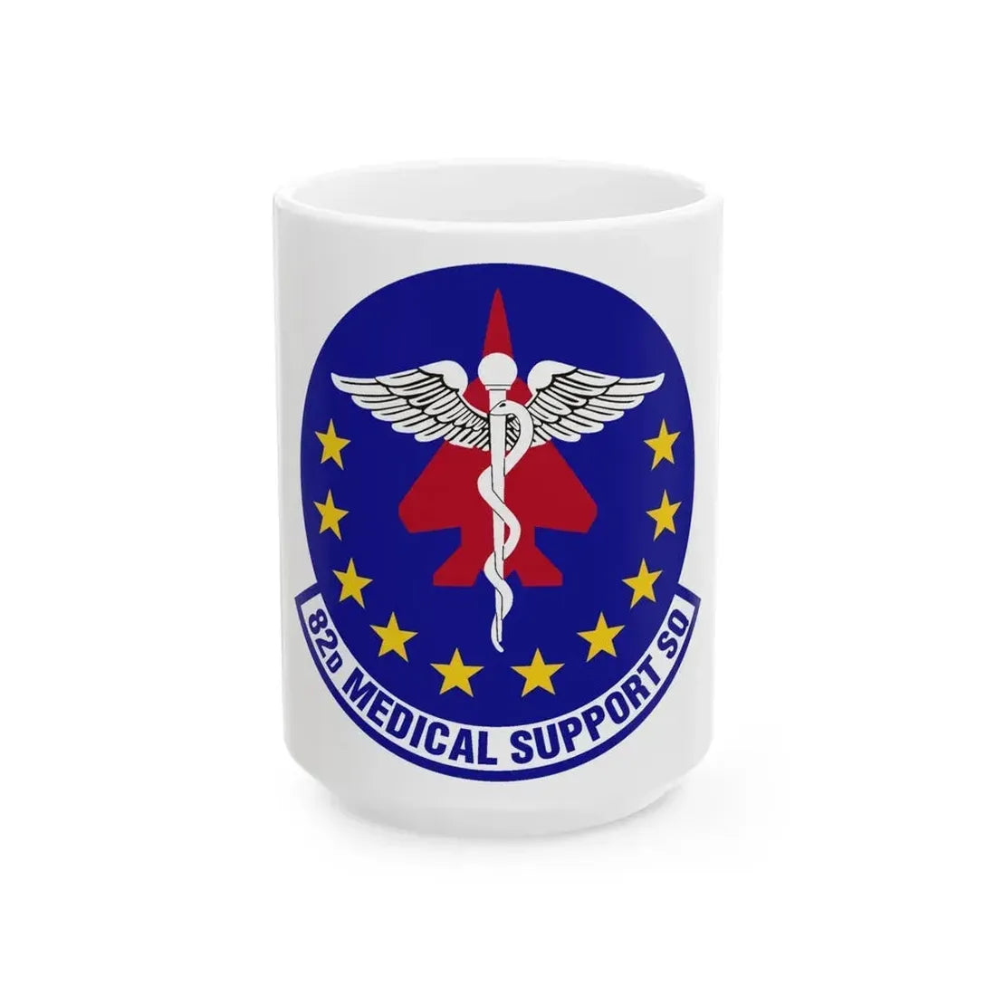 82d Medical Support Squadron (U.S. Air Force) White Coffee Mug 15oz - Go Mug Yourself