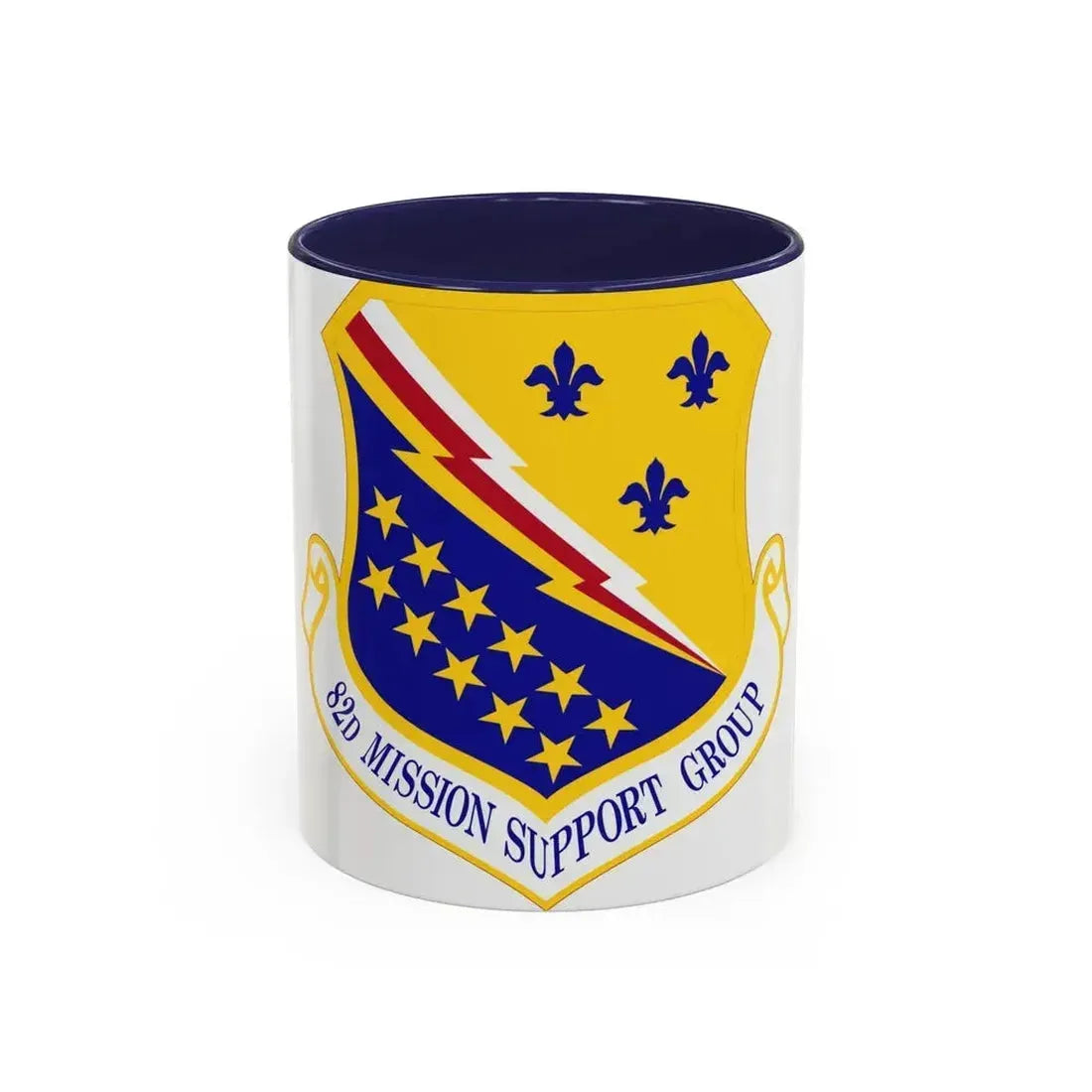 82d Mission Support Group (U.S. Air Force) Accent Coffee Mug 11oz Navy - Go Mug Yourself